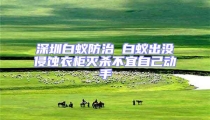 深圳白蟻防治 白蟻出沒侵蝕衣柜滅殺不宜自己動手